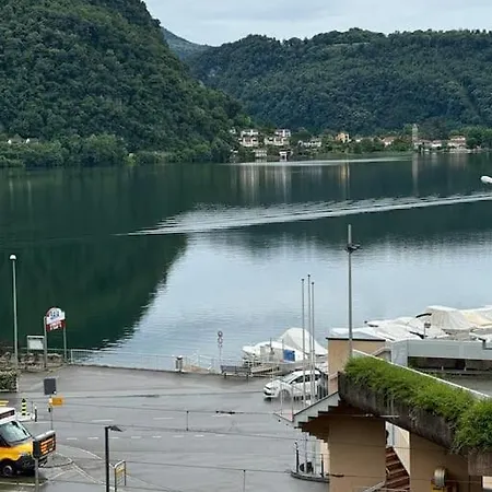 Neue Gartenwohnung Mit Sicht Auf Den Luganersee Ponte Tresa Exterior photo