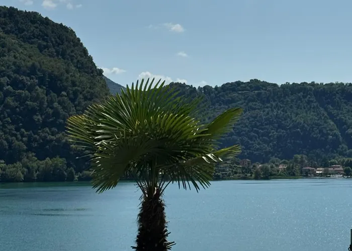Neue Gartenwohnung Mit Sicht Auf Den Luganersee