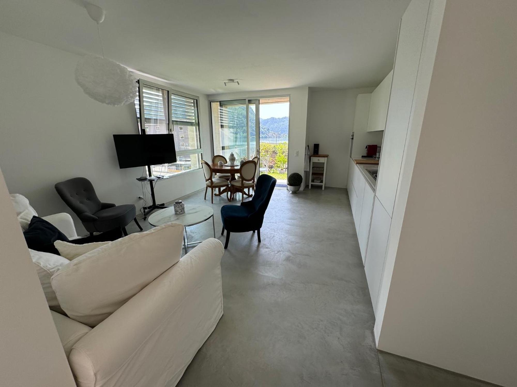 Neue Gartenwohnung Mit Sicht Auf Den Luganersee Apartment Ponte Tresa